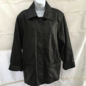 Italian Black Leather Jacket